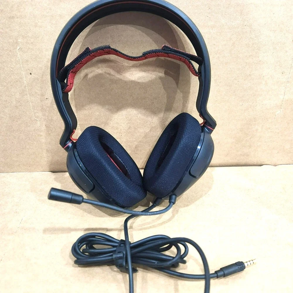 Corsair HS35 v2 Wired Gaming Headset Red 3.5mm Jack PC‎ PS5 Xbox Switch